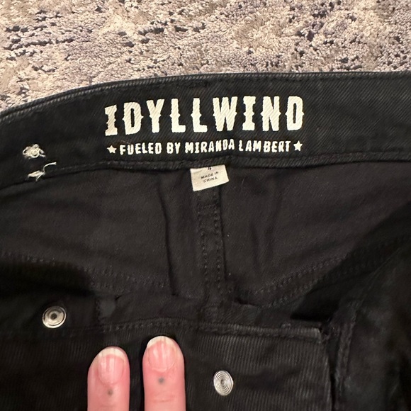 IDYLLWIND ALAMEDA HIGH RISIN STUDDED STRETCH FLARE JEANS - Picture 7 of 7